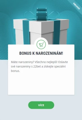 Bonus k narozeninám