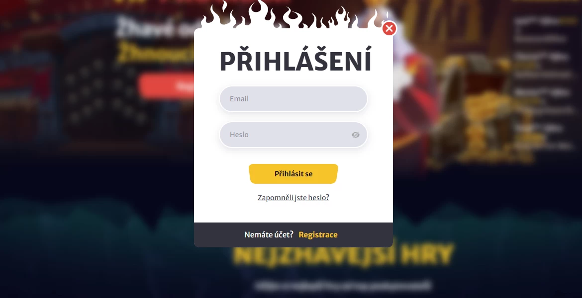 Hellspin registrace