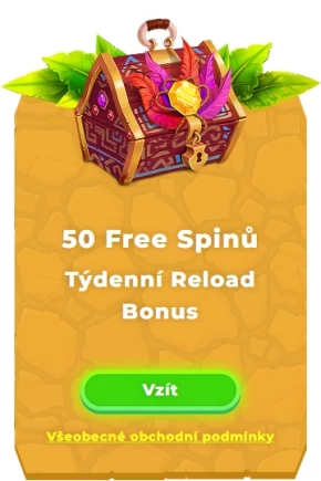 50 zdarma zatočení na Super Spins