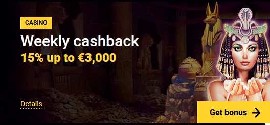 Cashback v sázce kasino