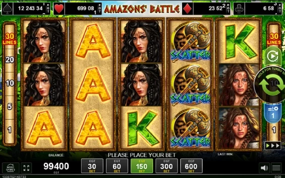 Amazons battle slot