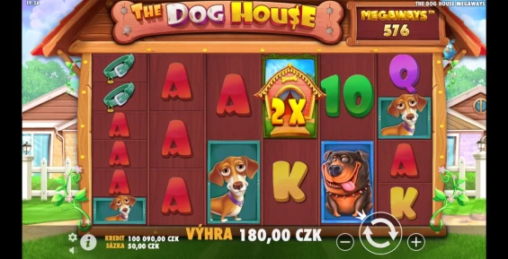 Hrát Automat The Dog House Megaways Online Zdarma a Recenze Hry 107