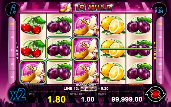 Hrát Automat Banana Party Online Zdarma a Recenze Hry 436