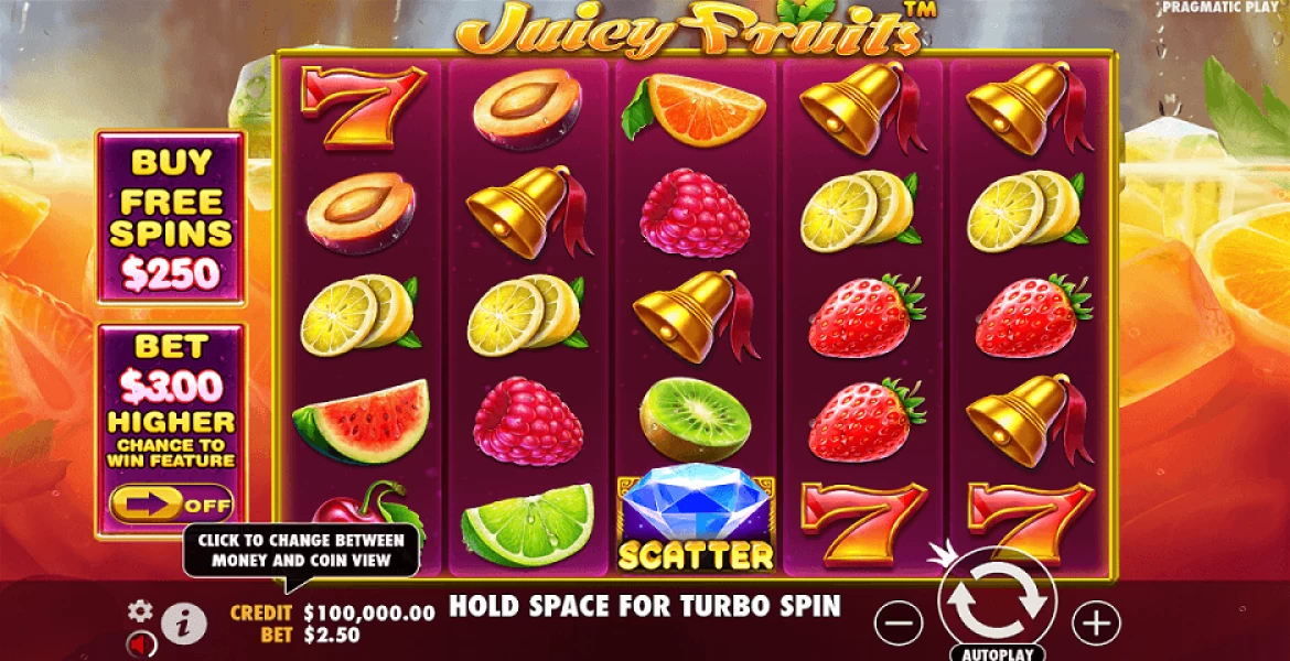 Play in Juicy Fruits automat zdarma  for free now | NejlepsiOnlineCasina