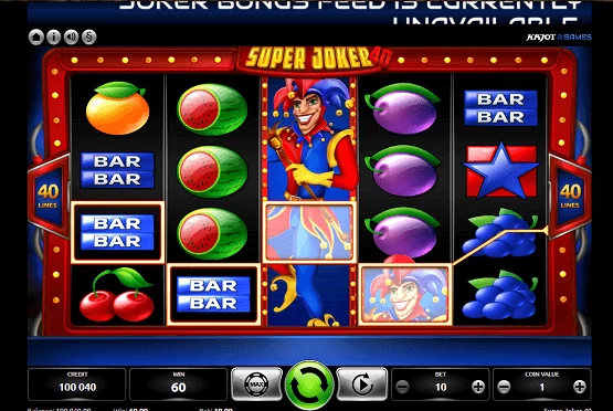 super joker 40 win